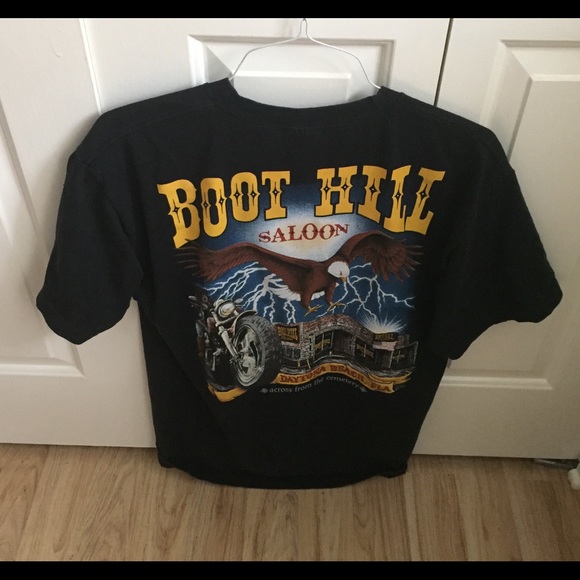 Boot Hill Saloon Black t-shirt Mens XL - Picture 5 of 6